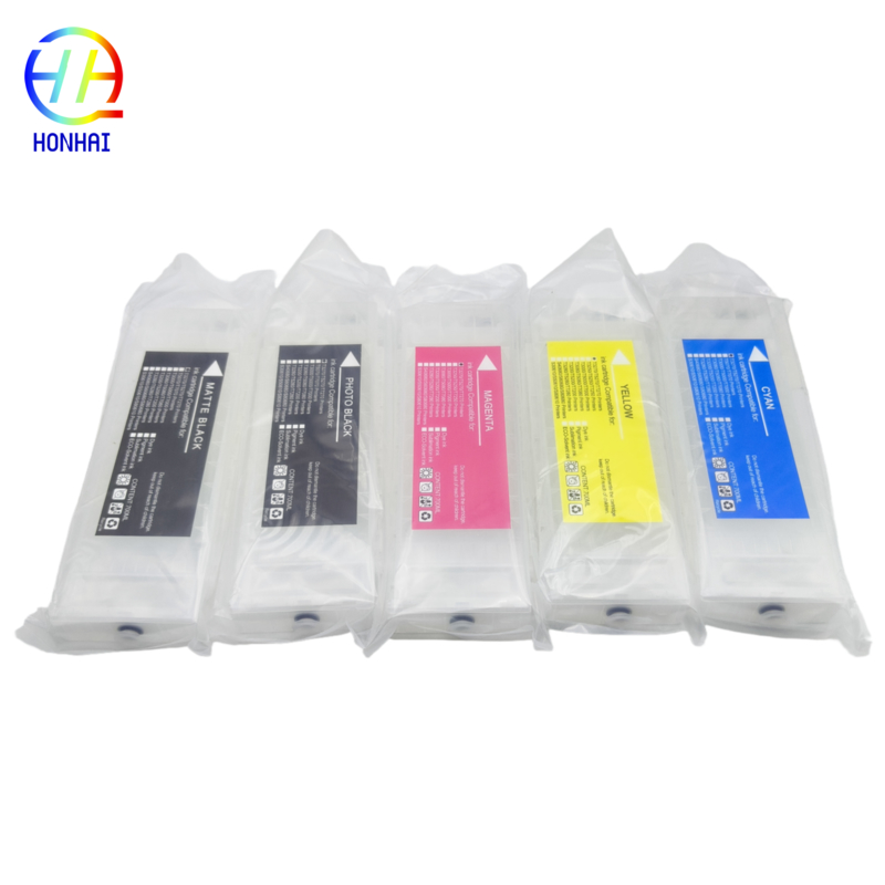 T6941-T6945 Empty Refill Ink Cartridge for Epson Sure Color Sc T3270 T7070 T5200 T3200 T7200 T5270 T7270 Printer Empty Refillable Ink Cartridge With Chip 