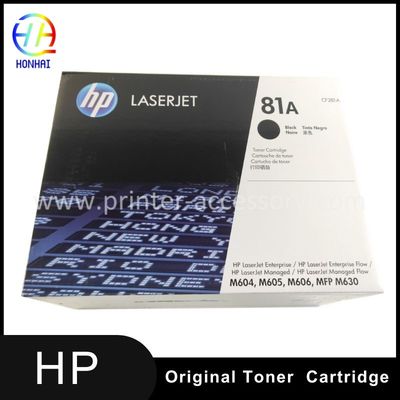 Cartucho de tóner láser HP original CF281A con alto rendimiento de páginas para LaserJet Enterprise M604 M605 M606 MFP M630 Series