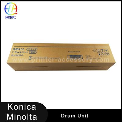 Unidad de tambor negro para Konica Minolta bizhub C224 C224e C284 C284e C364 C364e C454 C454e C554 C554e DR-512 DR-512C A2XN0TD