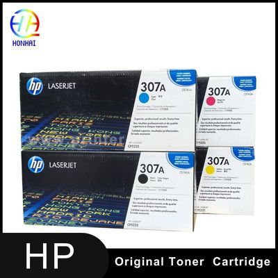 Cartucho de tóner láser original para HP Color LaserJet Professional CP5225dn CP5225n 307A CE740A CE741A CE742A CE743A Impresora Cartucho de tóner LaserJet