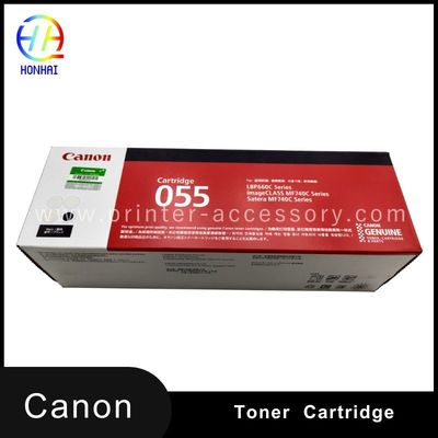 Cartucho de tóner nuevo y original para Canon Imagen a color CLASS MF741Cdw MF743Cdw MF745Cdw, MF746Cdw LBP664Cdw 055 Negro (3016C001) Cartucho de tóner para impresoras láser