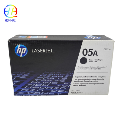 Cartucho de tóner láser HP 05A CE505A original con rendimiento de página 2300 para impresoras de la serie LaserJet P2035 P2055