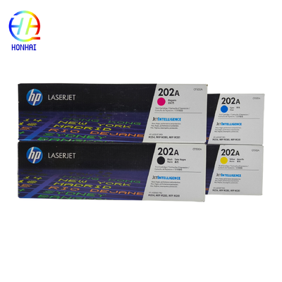 Cartucho de tóner láser original 202A para HP Color LaserJet Pro M254dw MFP M281cdw, M281fdw CF500A CF501A CF502A CF503A Partes de la impresora