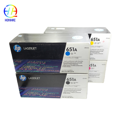Cartucho de tóner láser original 651A CE340A CE341A CE342A CE343A para piezas de impresora HP LaserJet Enterprise 700 Color MFP M775