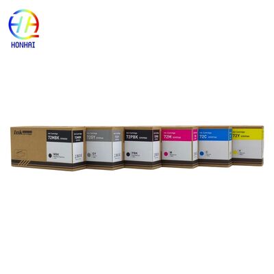 Conjunto de cartuchos de tinta HP 72 de 6 colores Compatible con DesignJet T610 T770 T1200 para una salida resistente a la decoloración